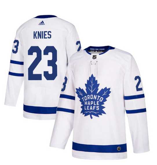 Mens Toronto Maple Leafs Matthew Knies adidas White Authentic Player Hockey Jersey Dzhi
